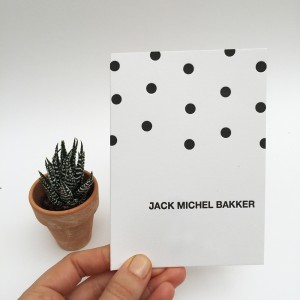 Letterpress-geboortekaartje-jack-zwartwit-jongetje-stippen 2