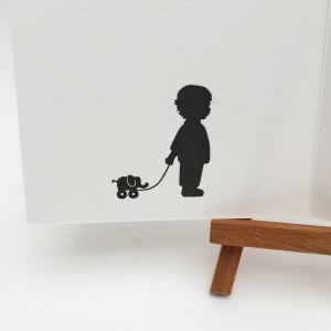 Letterpress-geboortekaartje-jack-zwartwit-jongetje-stippen